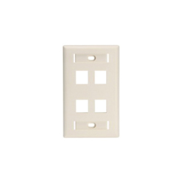 Leviton Number of Gangs: 1 ABS, Light Almond 42080-4TL